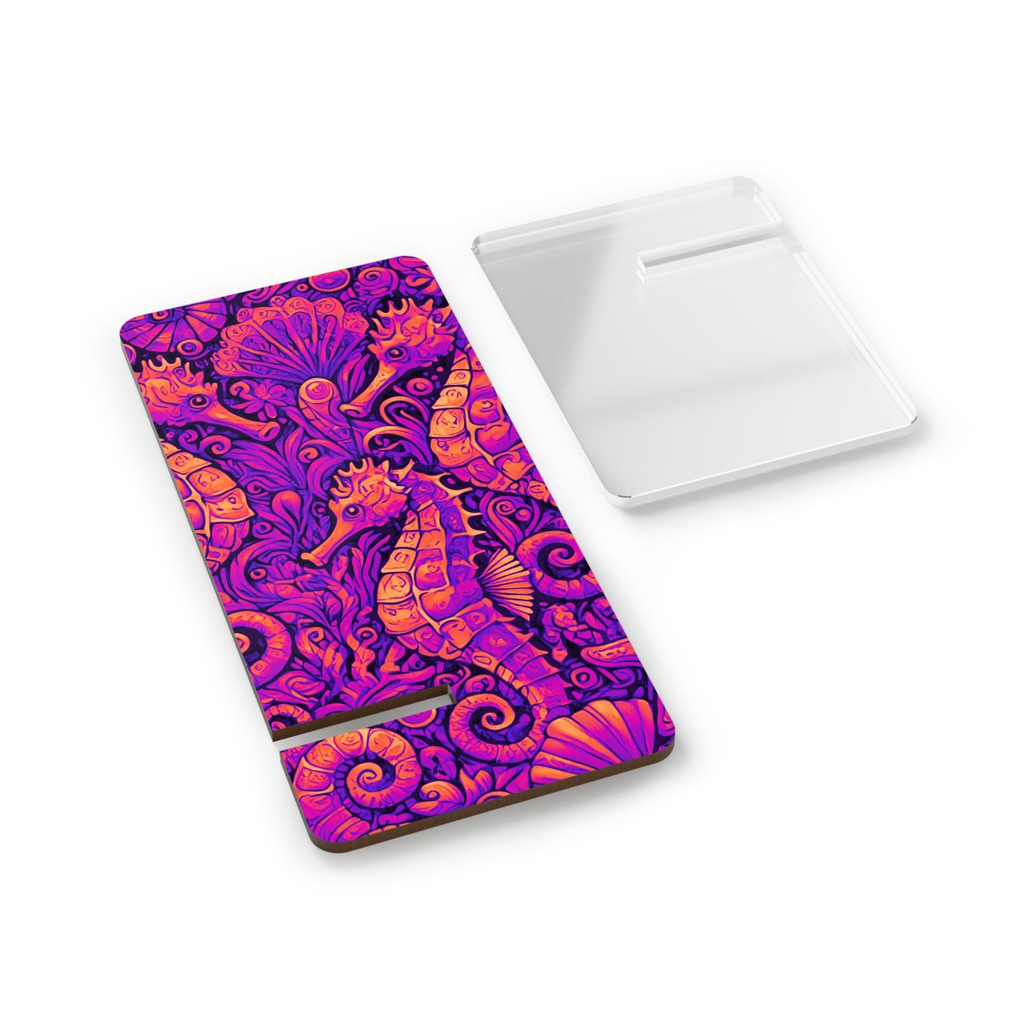 Stylish Smartphone Display Stand - Seahorse Trio/Heatwave