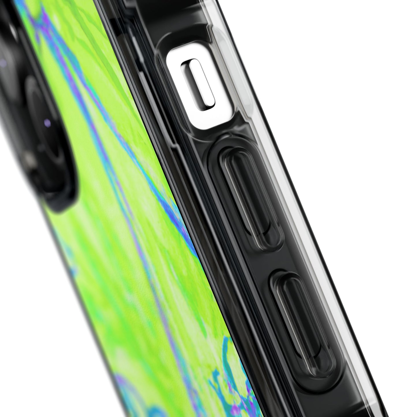 Tropical Doodles/Lime Magnetic Clear Phone Case, Many Models