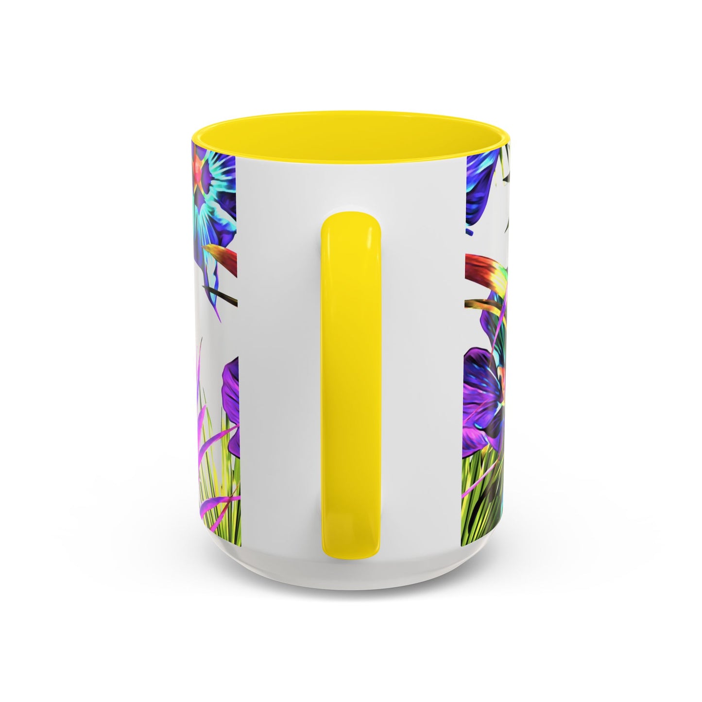 Accent Coffee Mug (11, 15oz), Plant Palooza, white / Various Colors