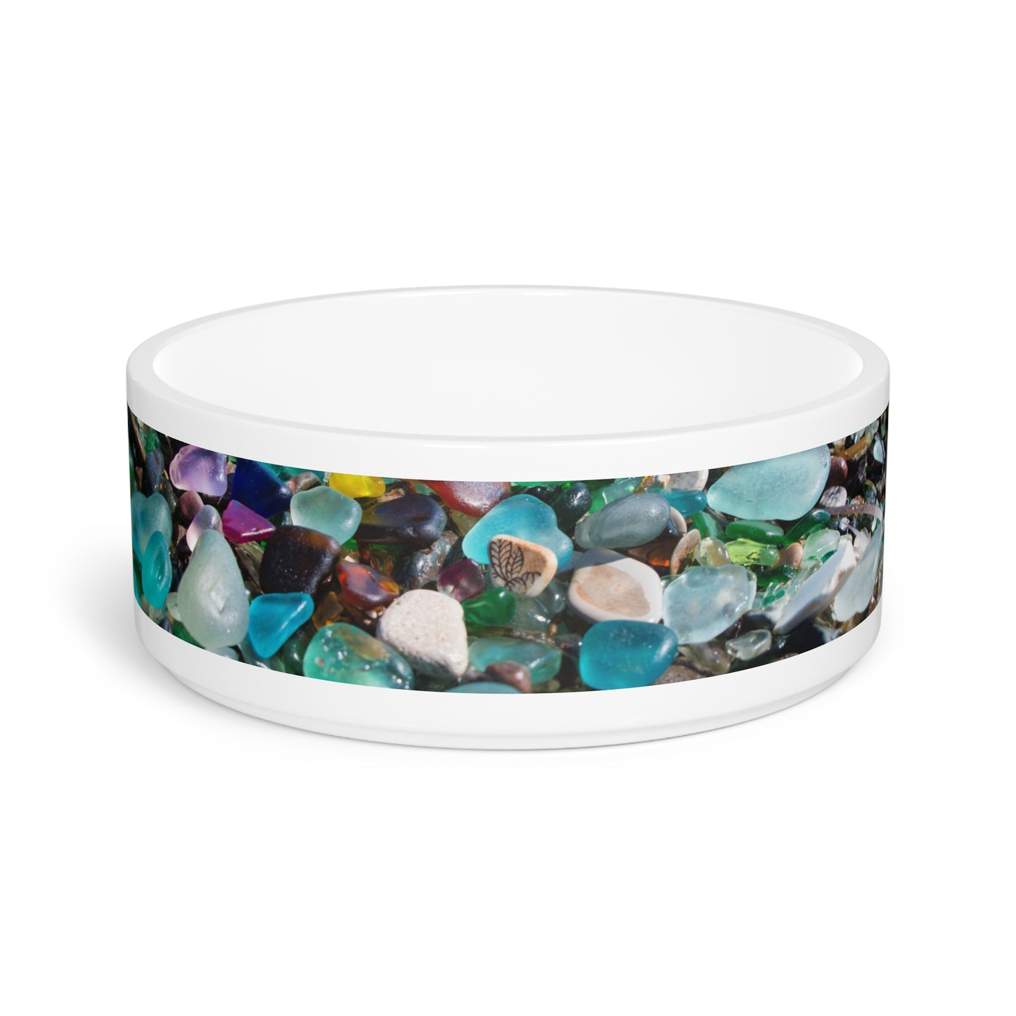 Pet Bowl, Beach Glass Along Shoreline