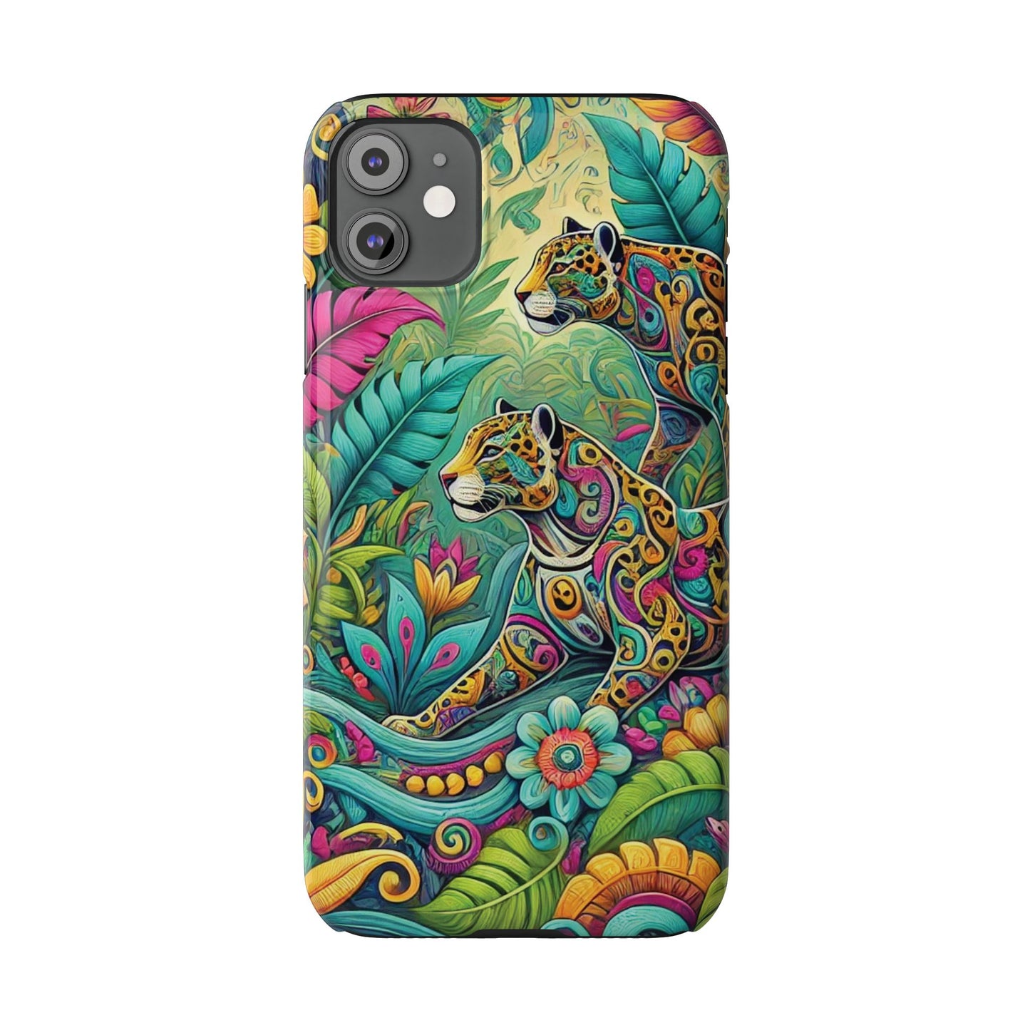 Slim Phone Cases - Jaguar Pop