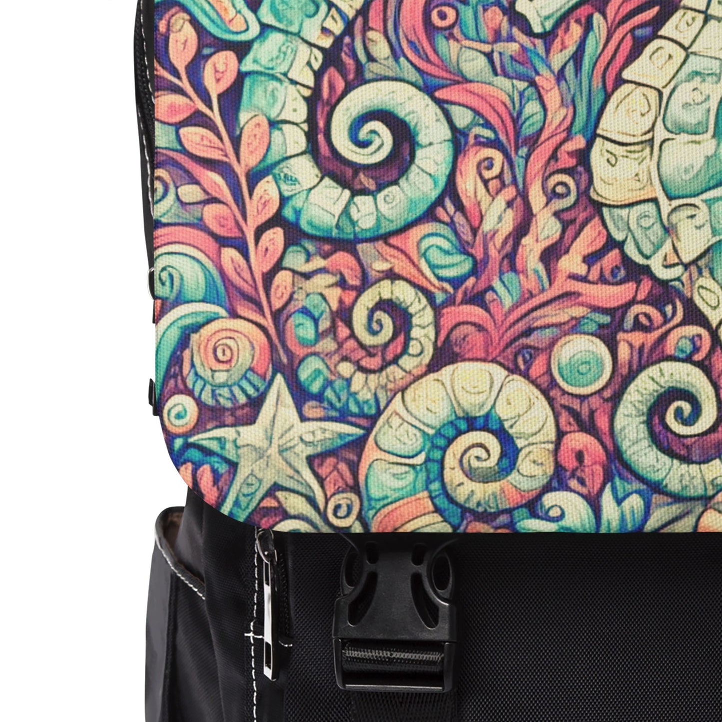 Seahorses/Retro Casual Backpack - Perfect for Everyday Adventures