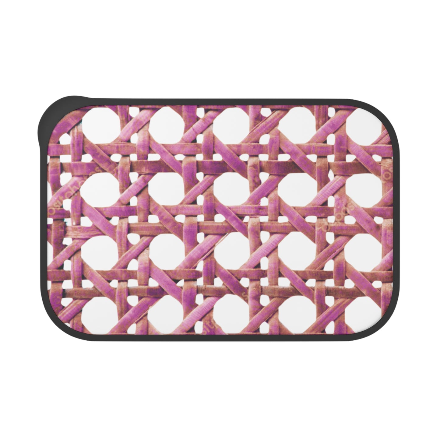 Bento Box with Utensils - Beach Chair Wicker, Hibiscus