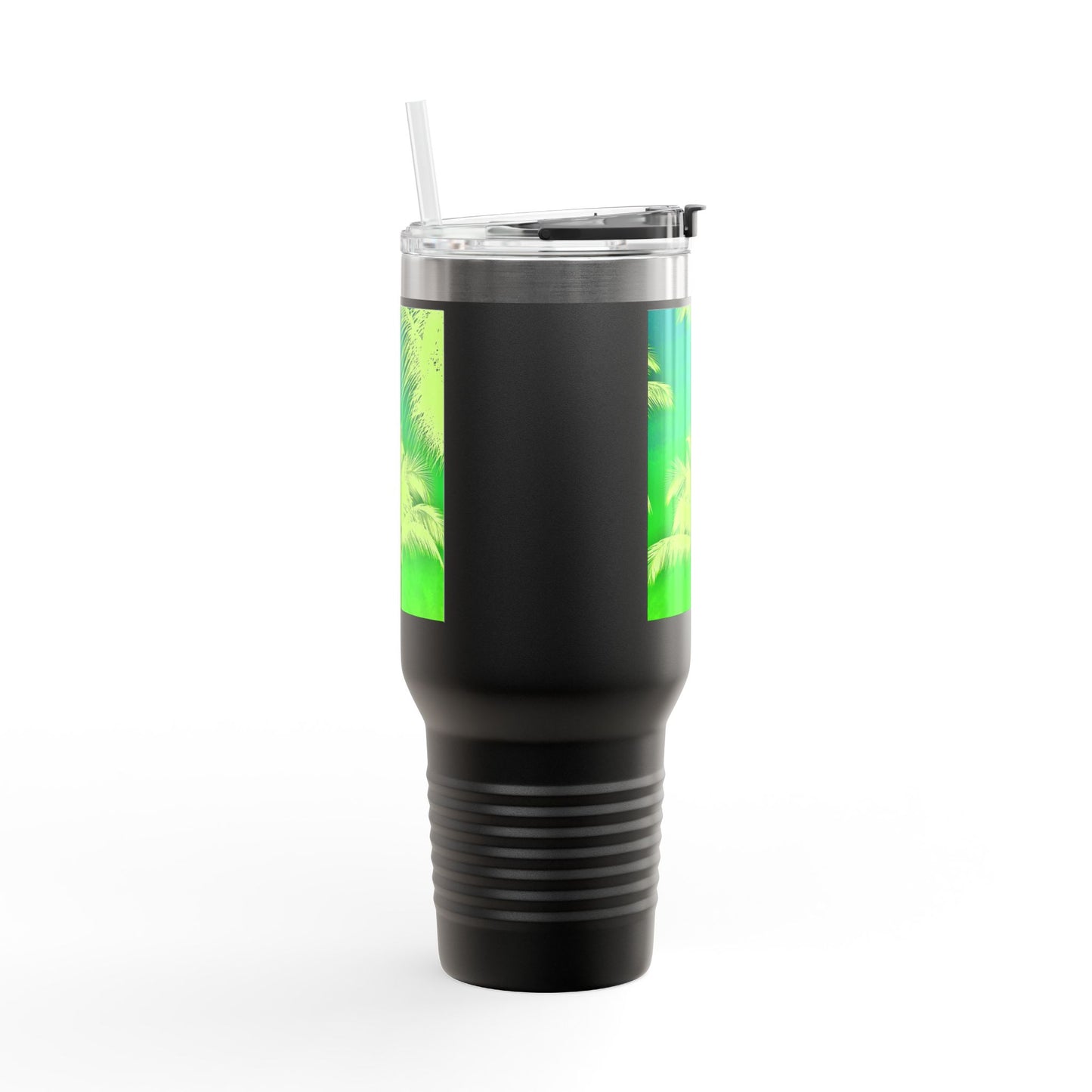Insulated Travel Mug, 40oz / Palm Glow Green - Perfect for Outdoor Adventures