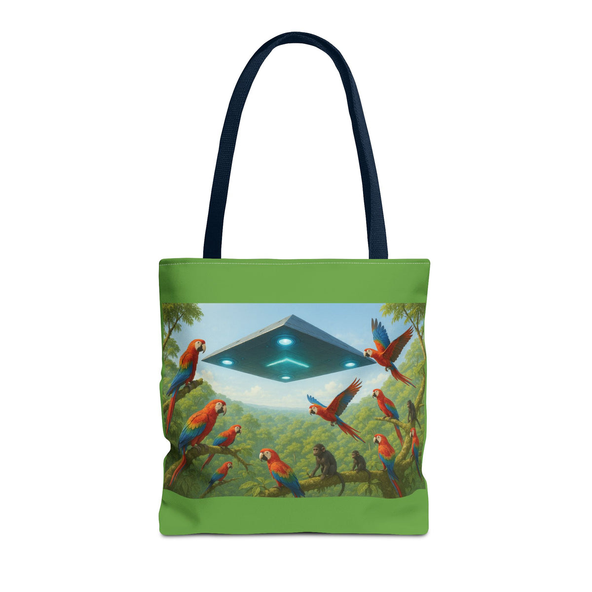 UFO and Macaws Tote Bag - 3 Sizes