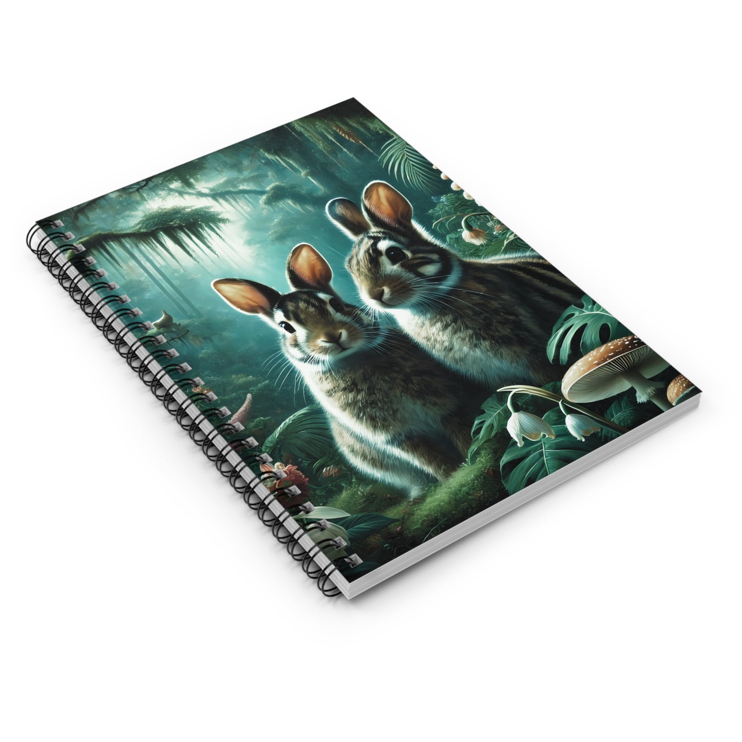 Spiral Notebook - Tropical Sumatran Rabbits/Tundra