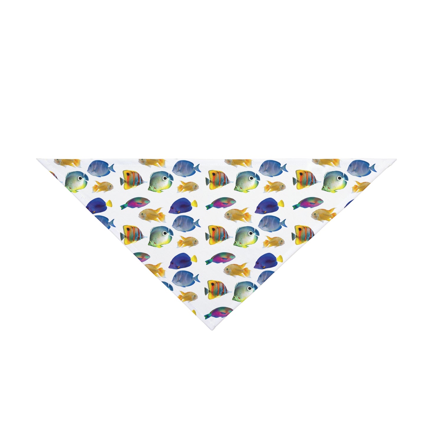 School of Fish Pet Bandana, 2 Sizes - Stylish accessory for dogs & cats