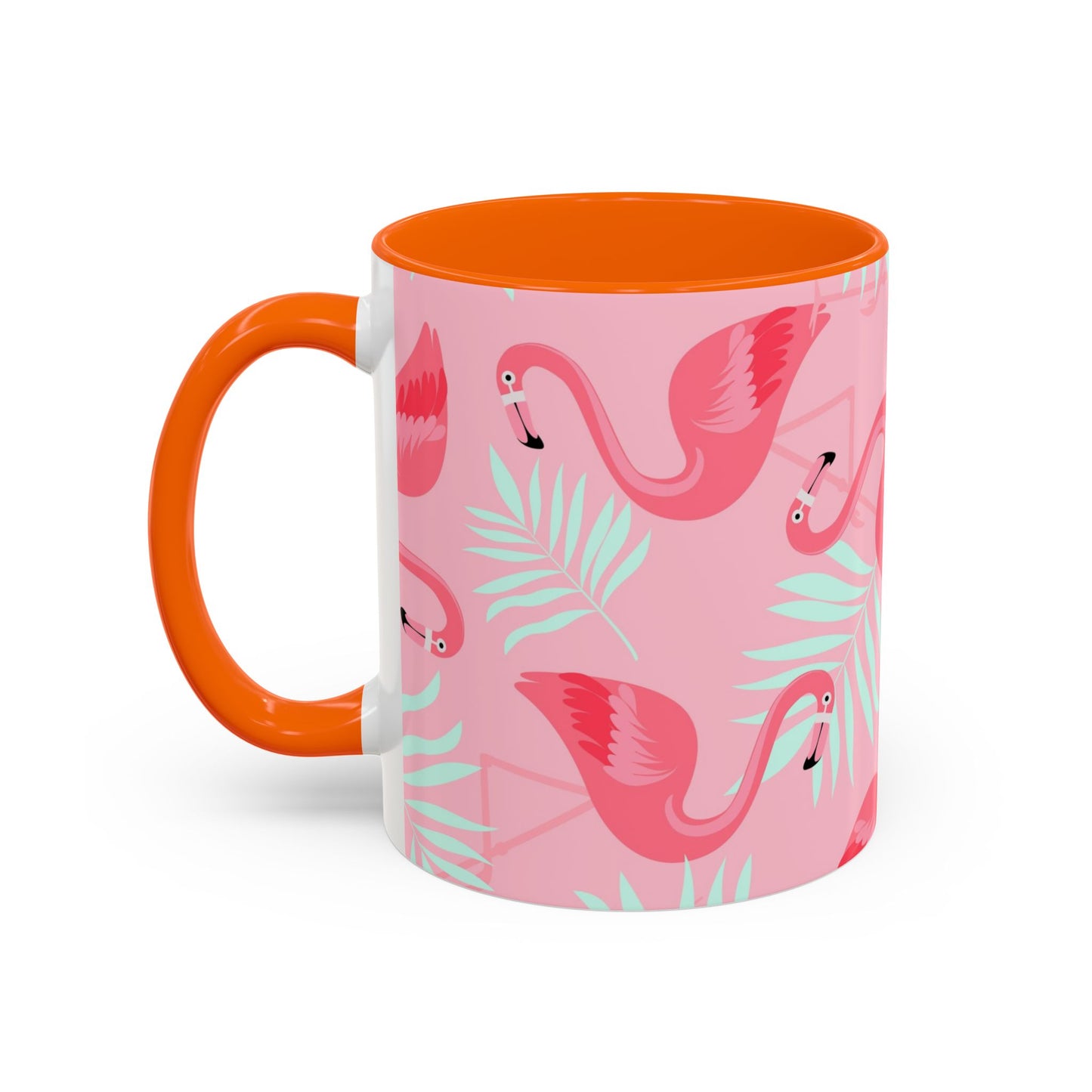 Copy of Accent Coffee Mug (11, 15oz), Hawaiian Flowers / Various Colors