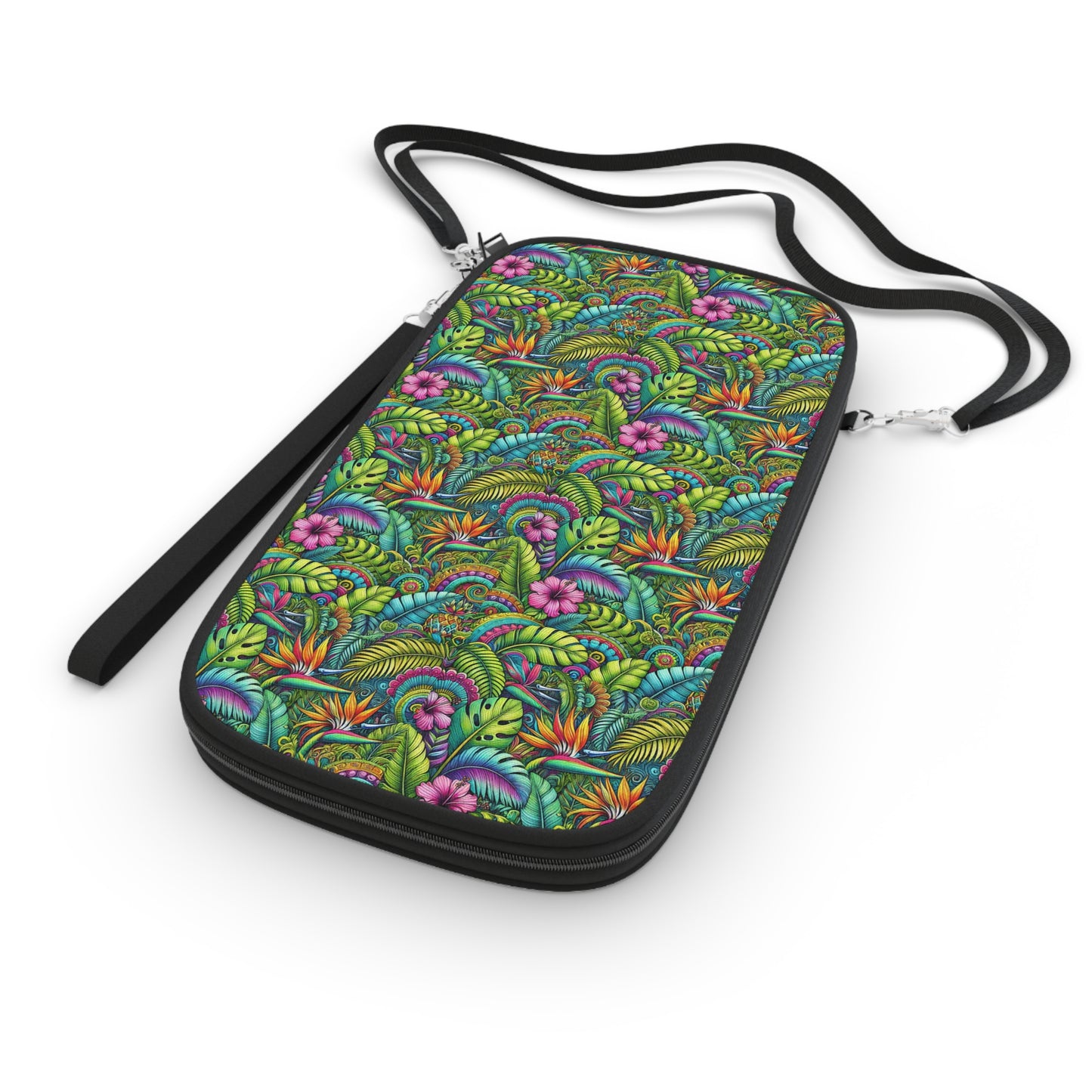 Passport Wallet – Perfect for Travelers & Adventurers / Rainforest Blooms