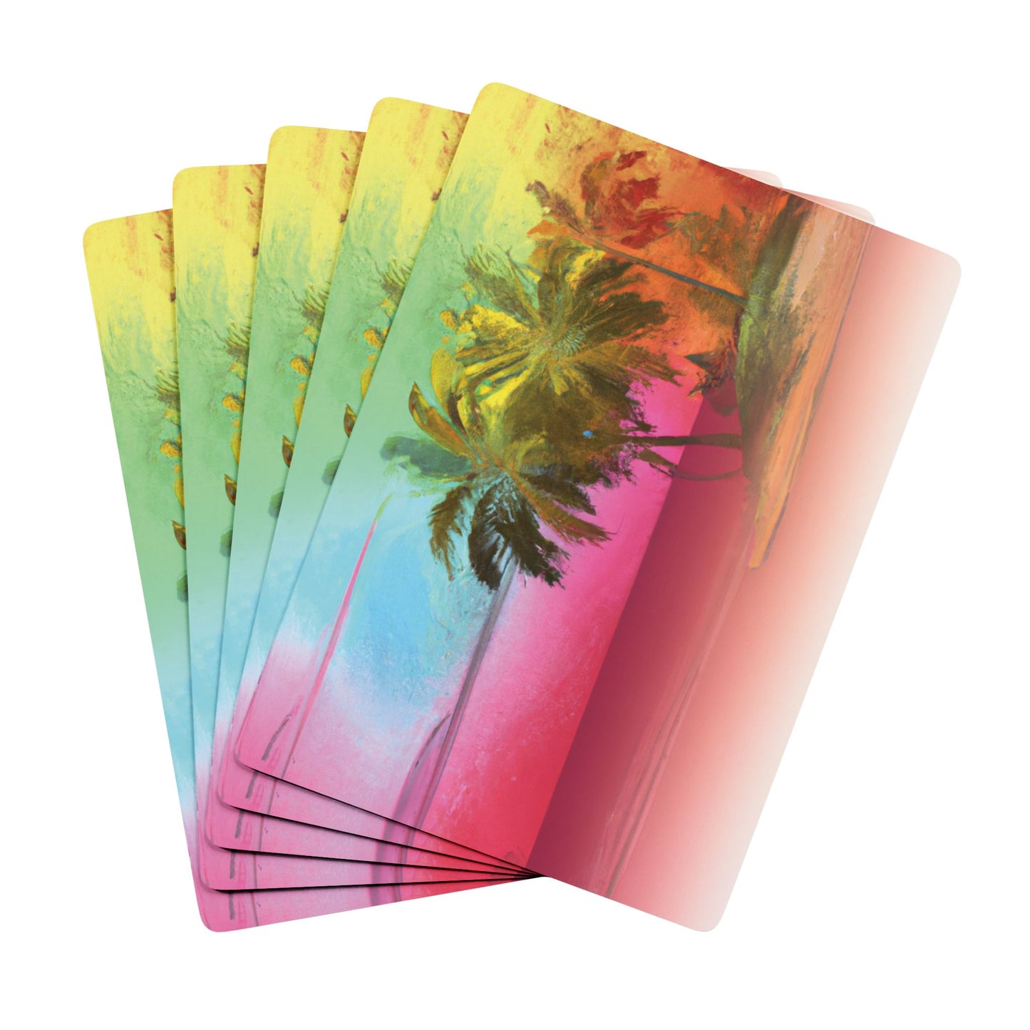 Poker Playing Cards - Ombre Beach