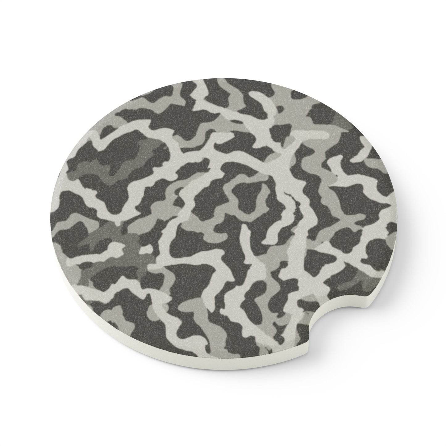 Soapstone Car Coaster - Coral Threads/Noir