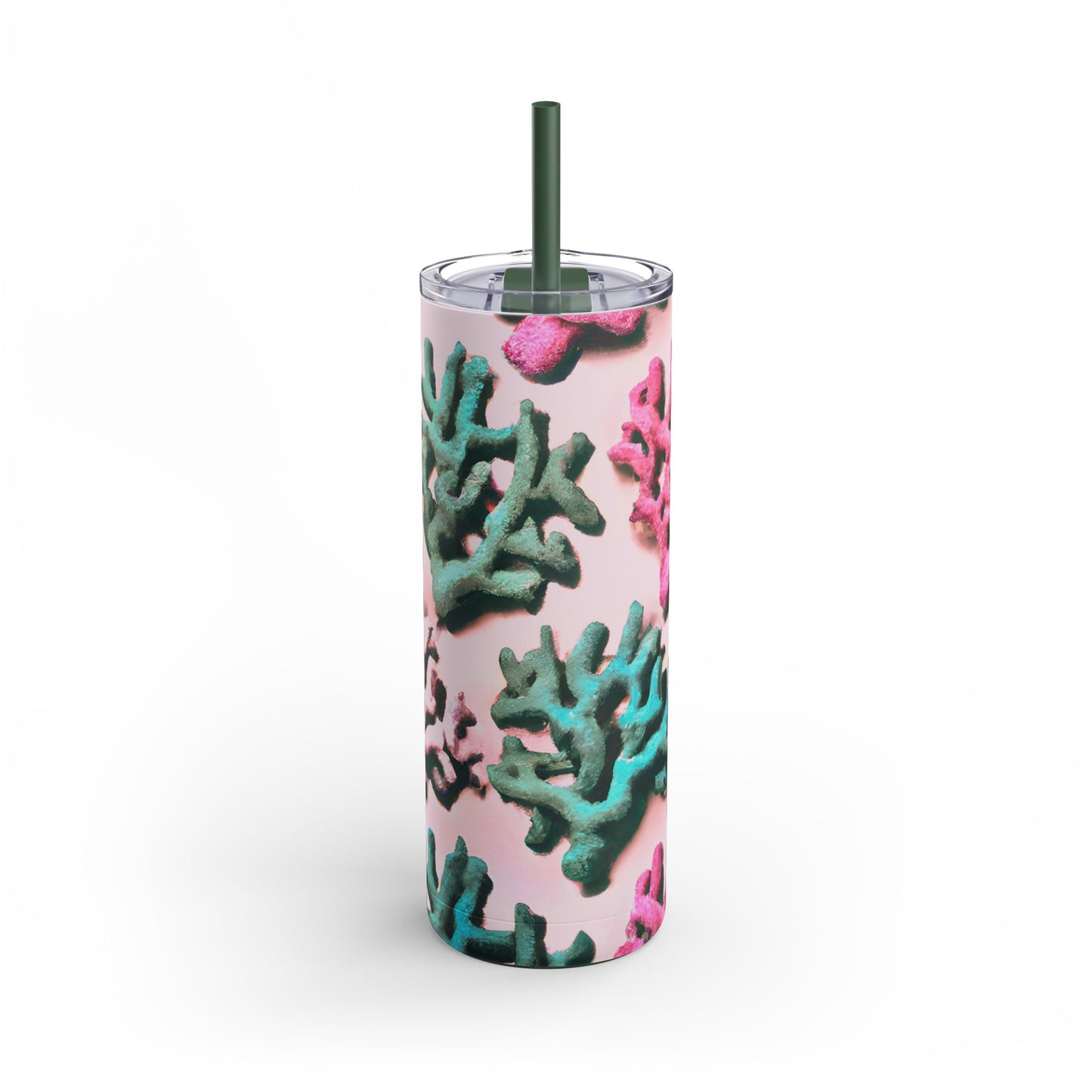 20oz Matte Tumbler, 7 Colors - Stylish Travel Cup - Corals Pink