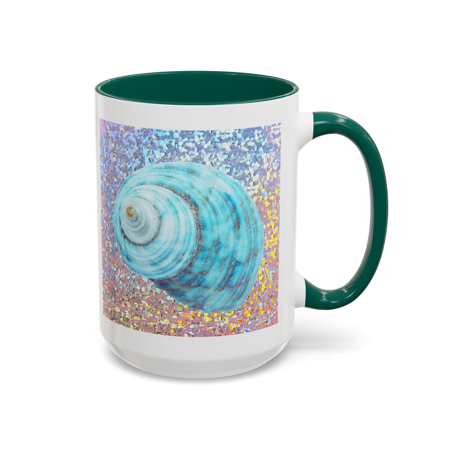 Colorful Mugs (11oz, 15oz), Disco Jade Turbo Shell