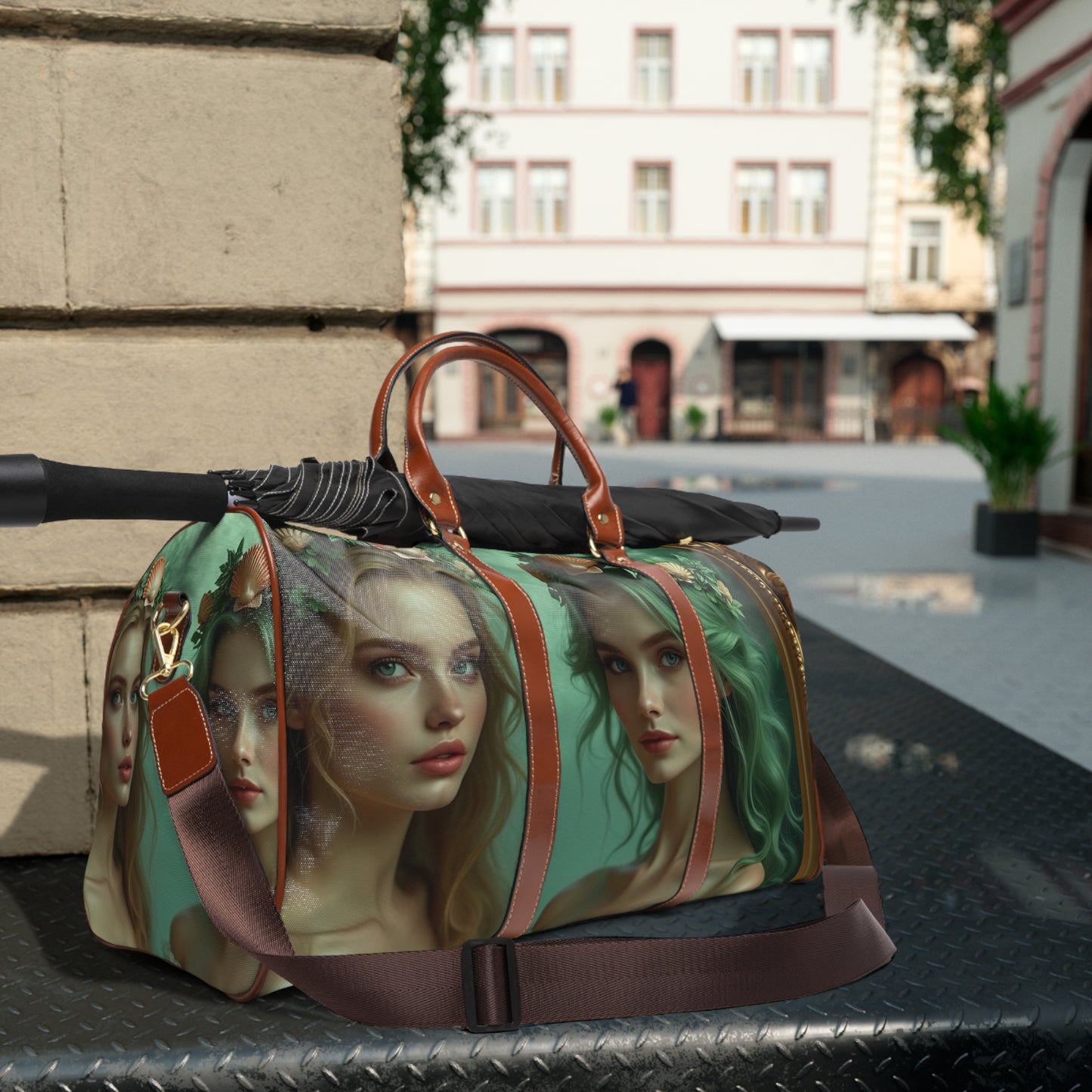 Tropical Waterproof Travel Bag - Perfect for Beach Getaways / Mermaid Princesses