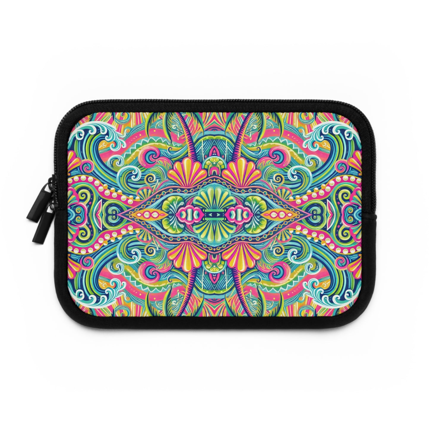Tropical Laptop Sleeve, 5 Sizes - Perfect for Beach Lovers & Students / Kaleido Bay