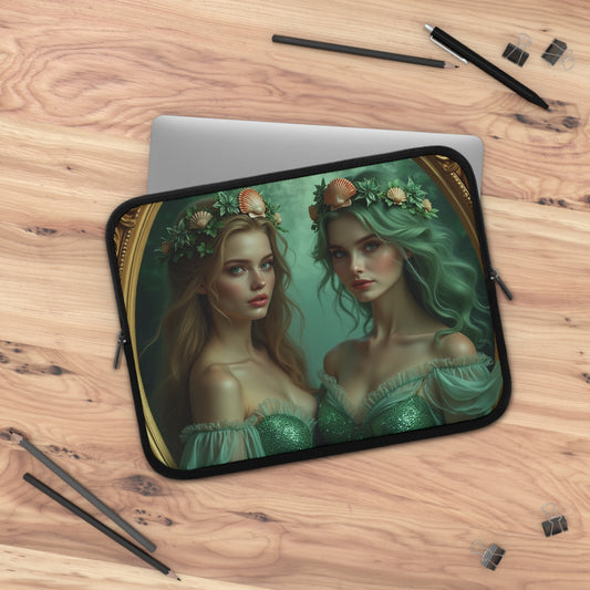Tropical Laptop Sleeve, 5 Sizes - Perfect for Beach Lovers & Students / Mermaid Princesses