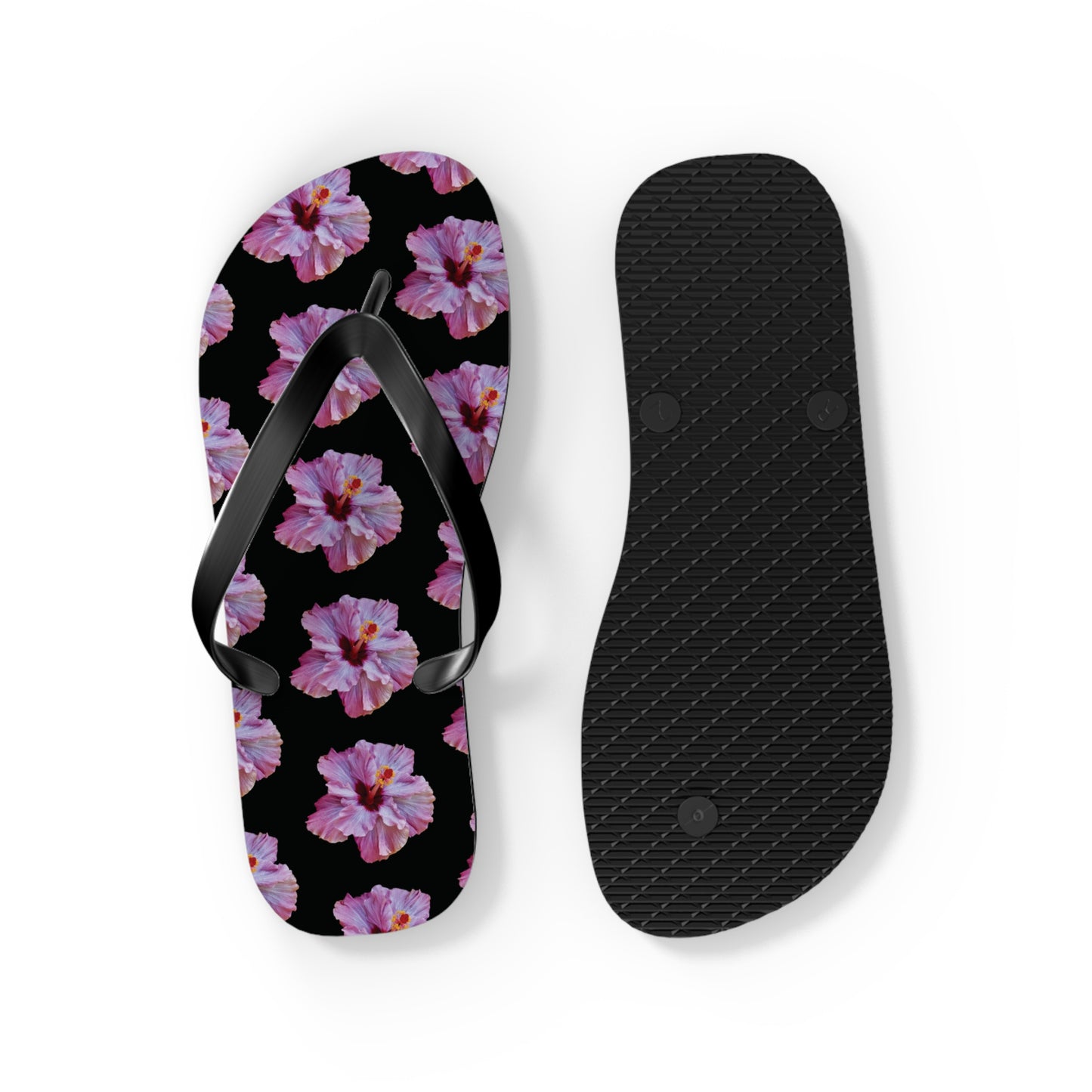 Flops - Purple Hibiscus/Black
