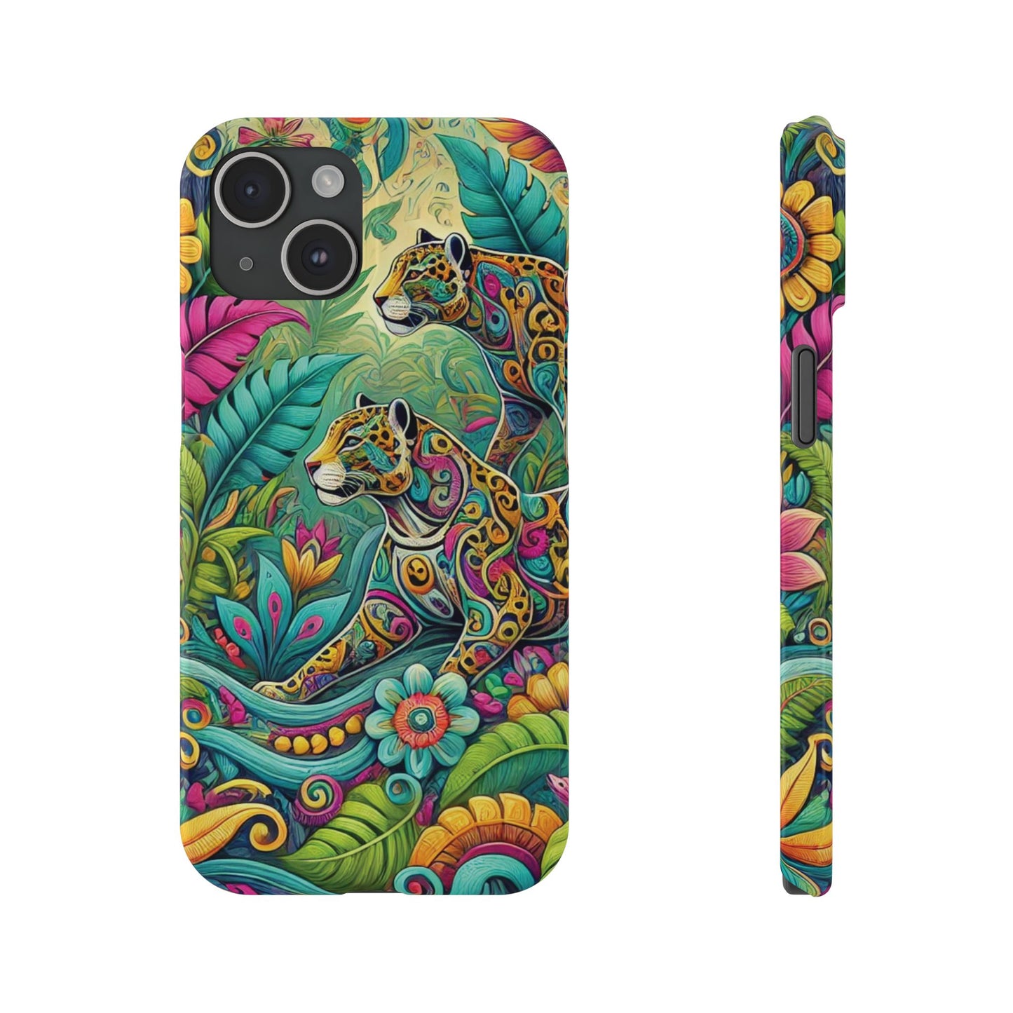 Slim Phone Cases - Jaguar Pop