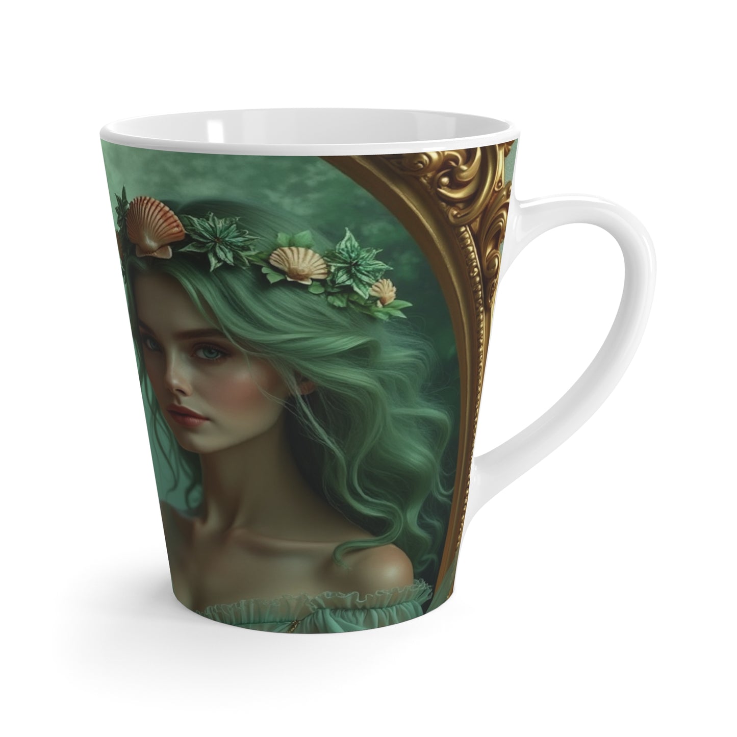 Latte White Mug - Mermaid Princesses