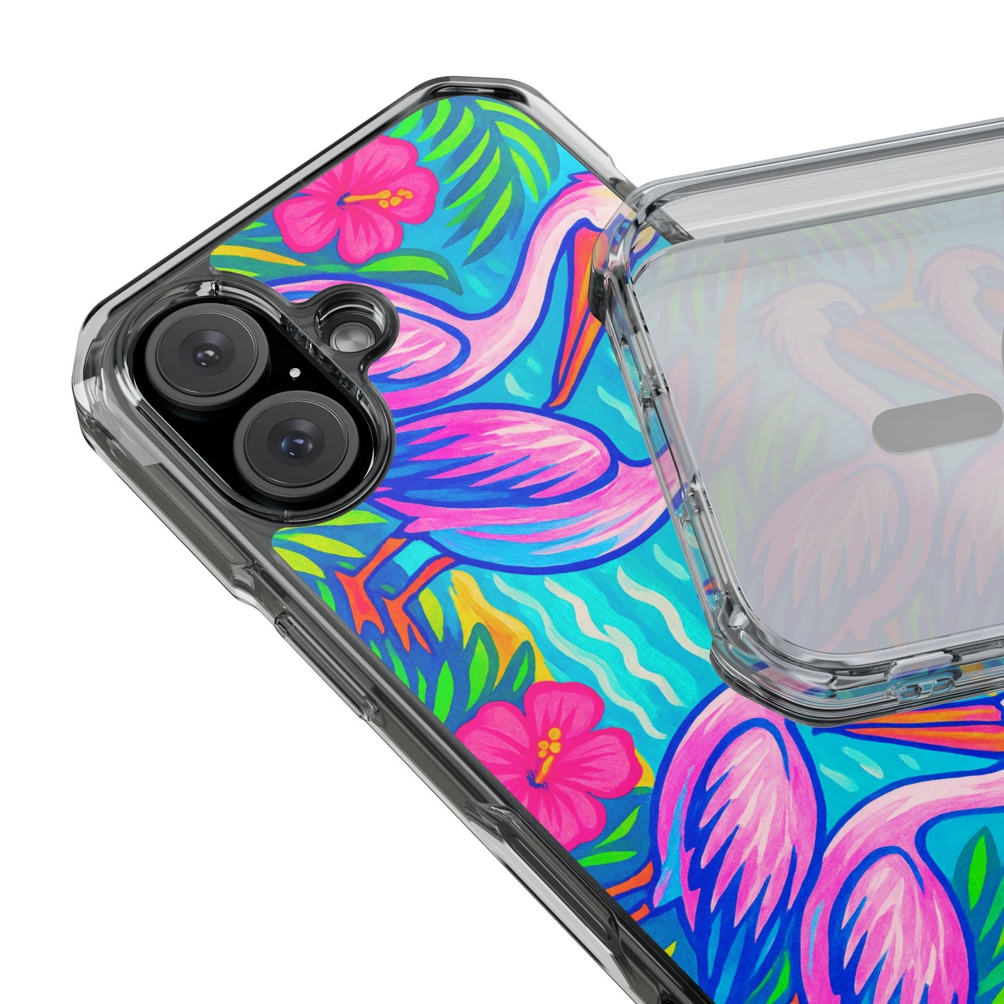 Beach Pelican Party Magnetic Clear Phone Case, Many Models