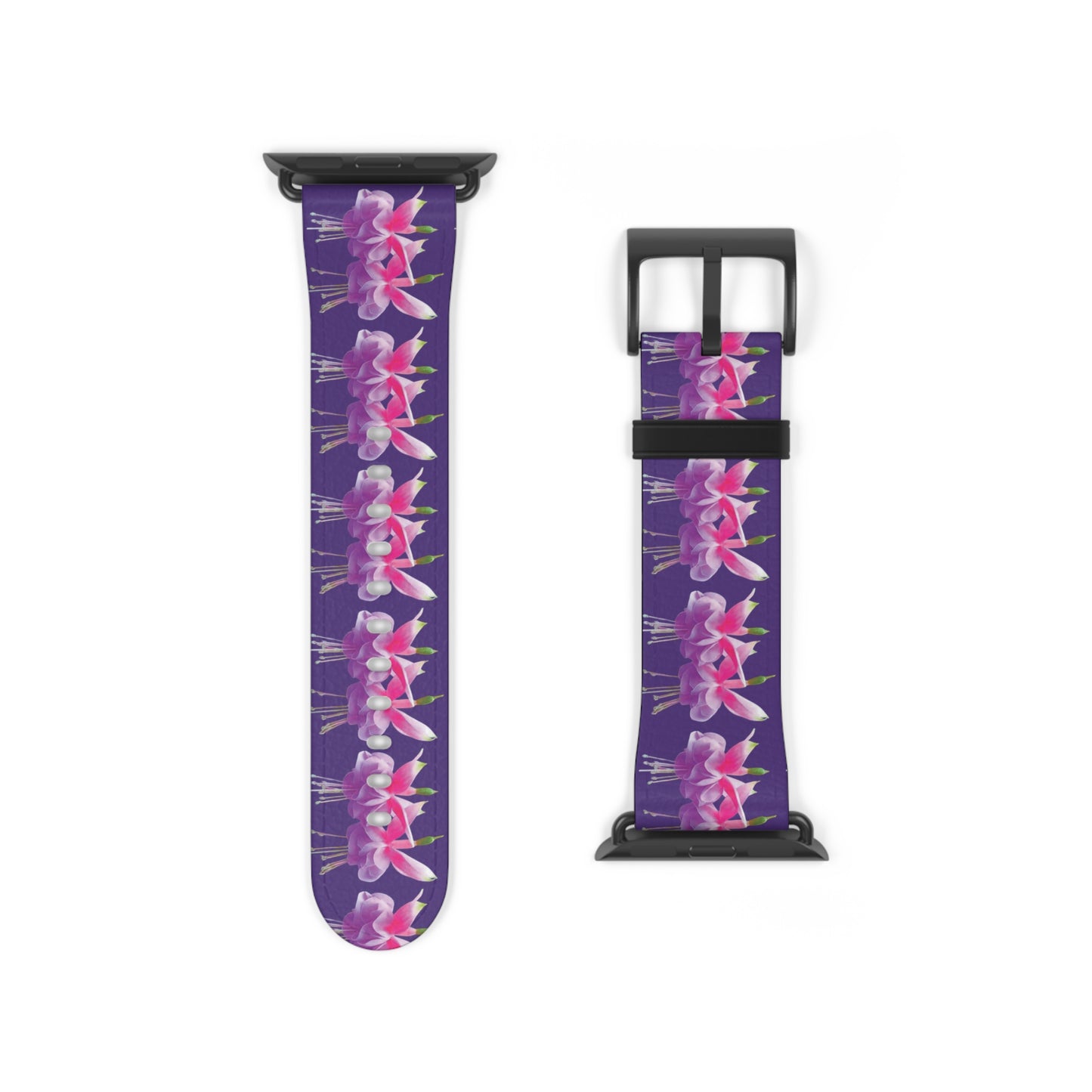 Apple Watch Band - Two Fuchsias, purple