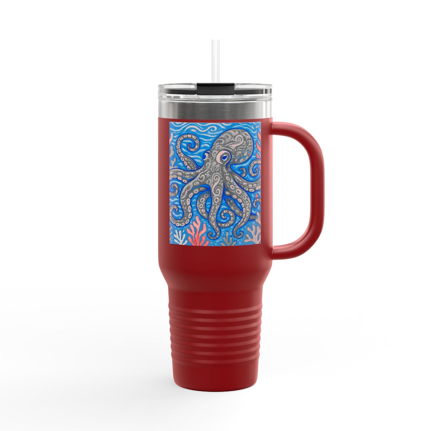 Kraken Joe/Slate Insulated Travel Mug - 40oz - Perfect for Outdoor Adventures