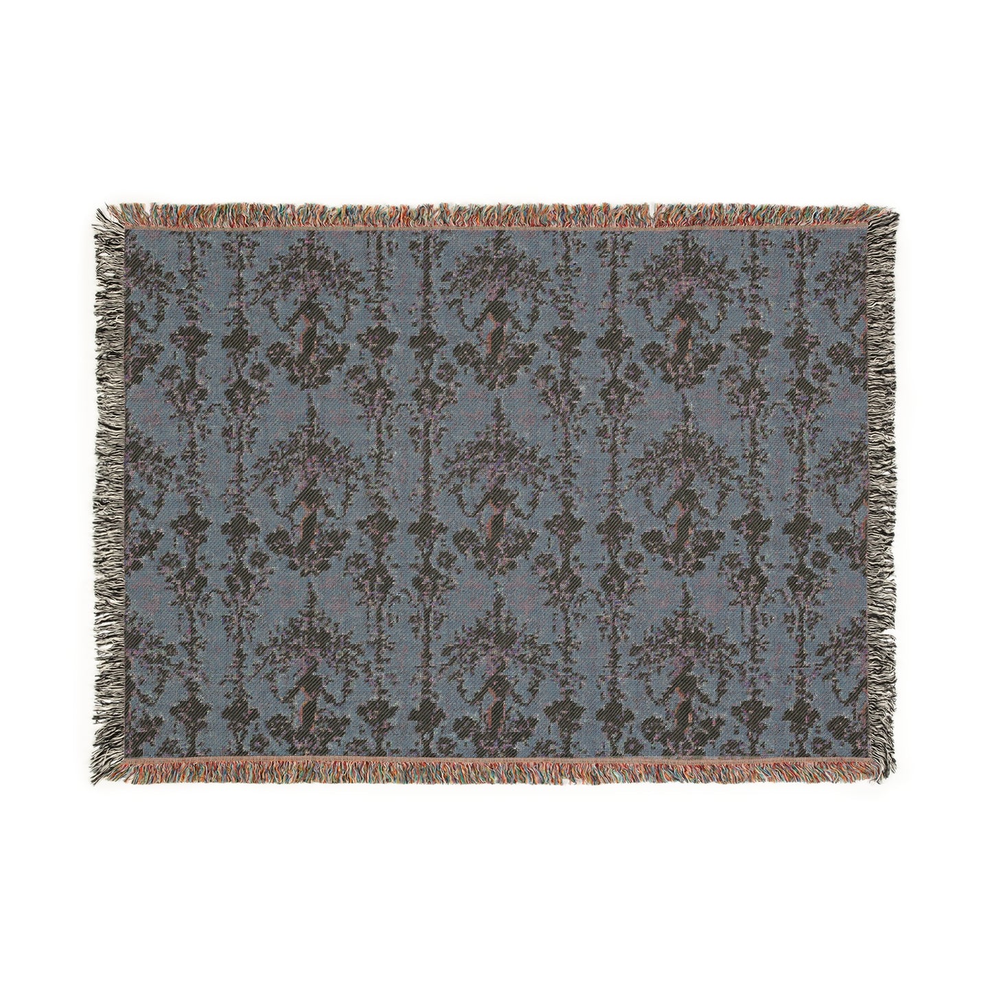 Woven Blanket, 3 Sizes - Tropical Home Decor / Pearl Lady Toile, Highborn Green