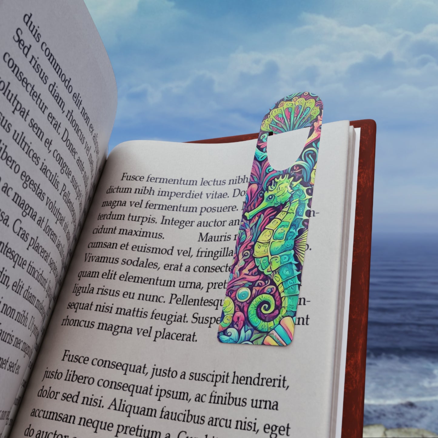 Bookmark - Aluminum, Sally the Seahorse