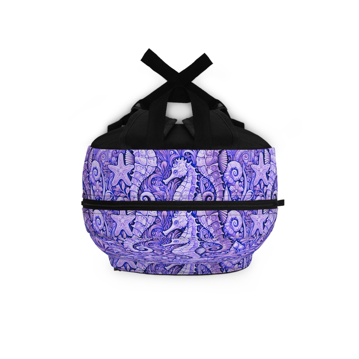 Tropical Backpack / Seahorses, Amethyst