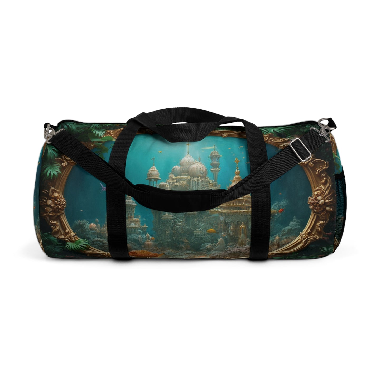 Tropical Duffel Bag - Perfect for Travel and Gym / Mermaid Palace, Aegean Sea