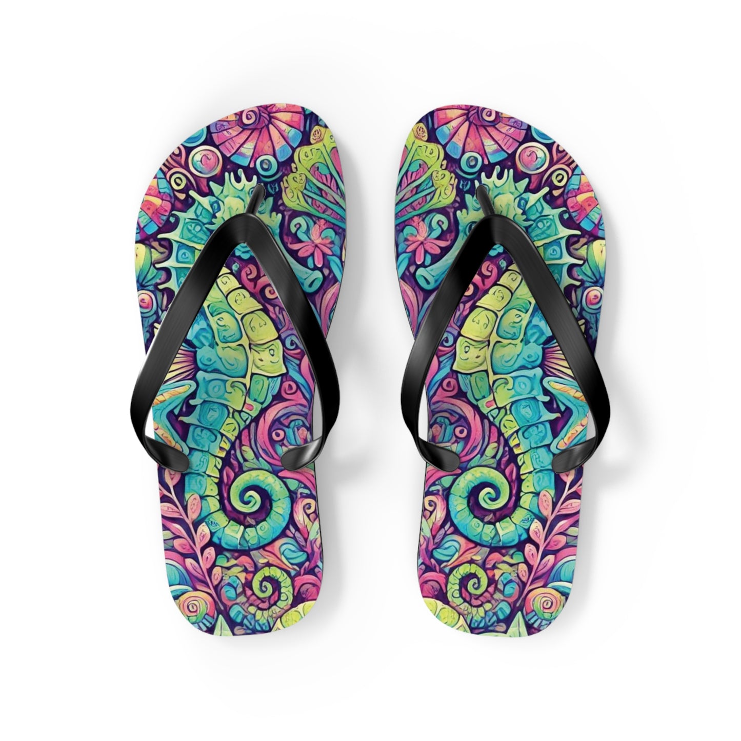 Flip Flops - Seahorses/Macro