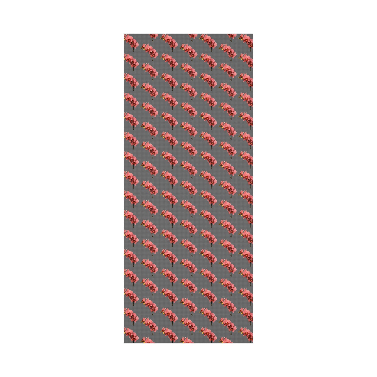 Gift Wrap Papers, Red Orchid | Grey Wicker