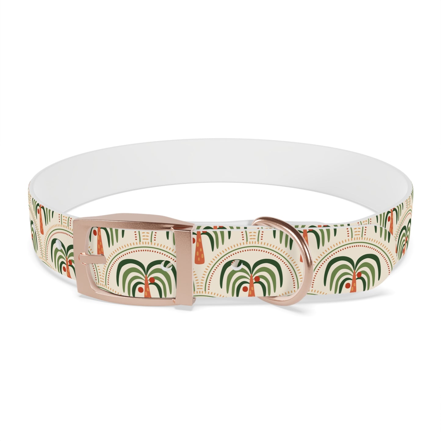 Dog Collar - Stylized Mosaic Palms