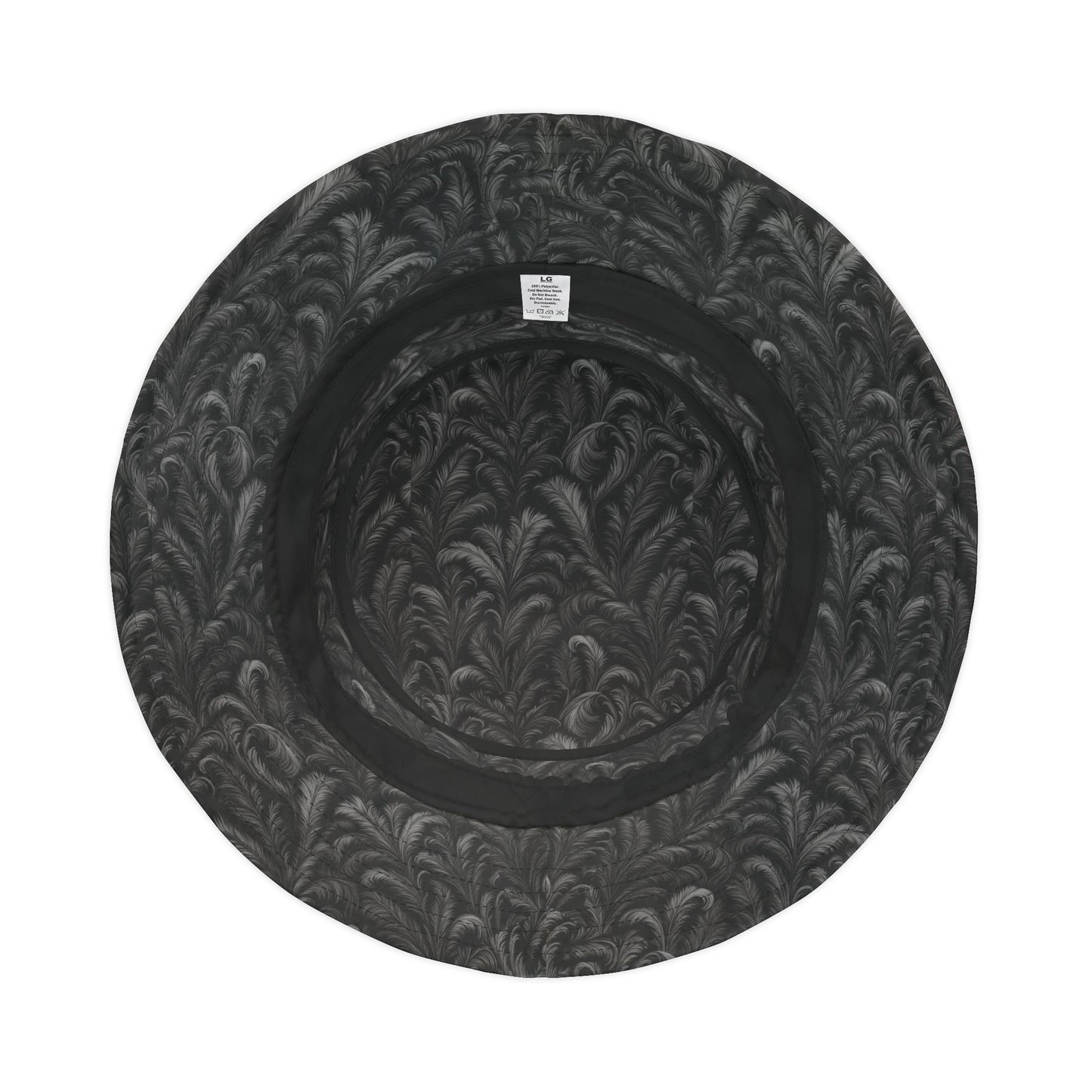 Tropical Polyester Bucket Hat, 2 Sizes - Rocco Noir