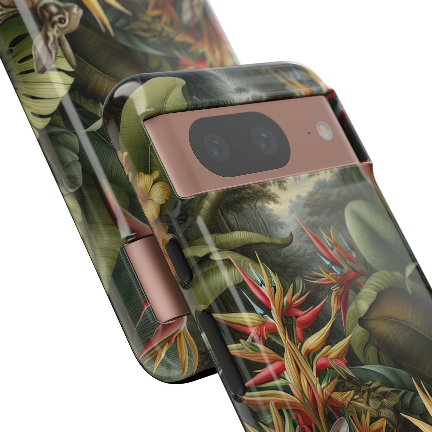 Rainforest Rabbit Outing Phone Case - Tough Cases with Summer Vibe