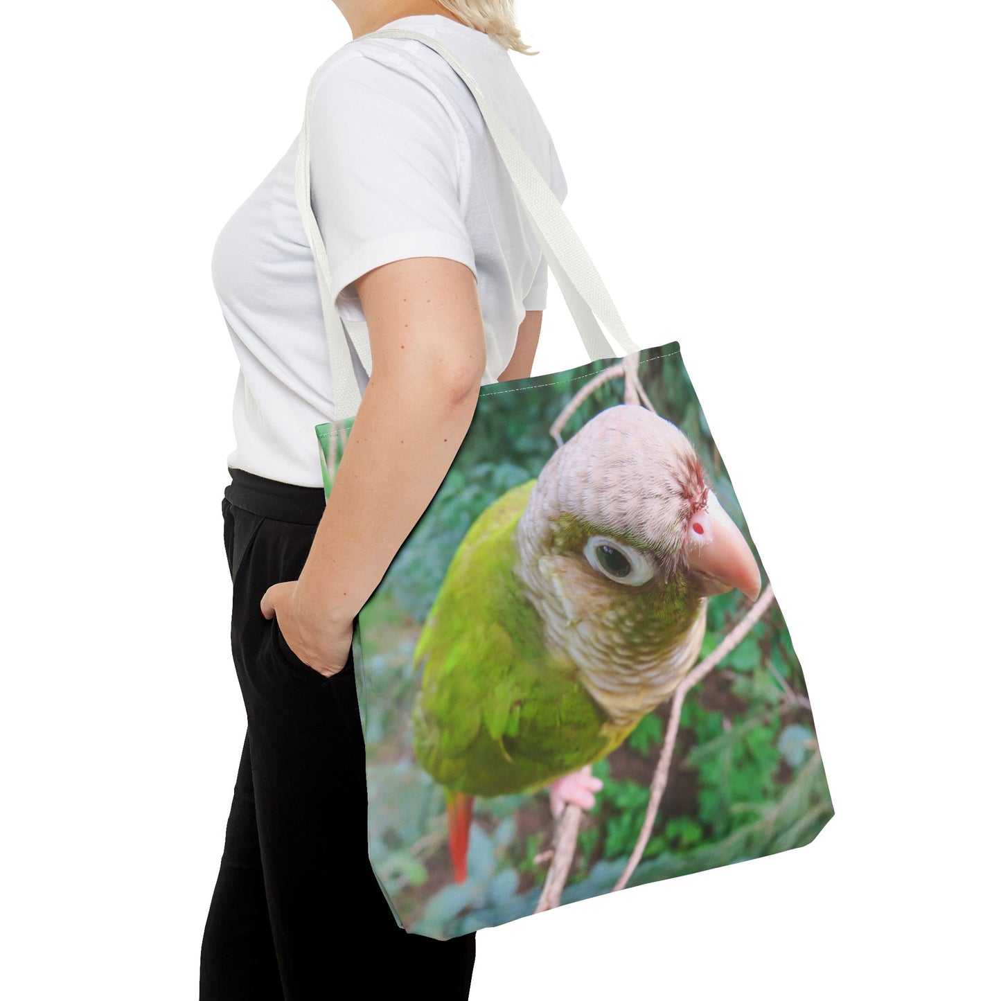 Tropical Sassy Parrot Tote Bag - 3 Sizes