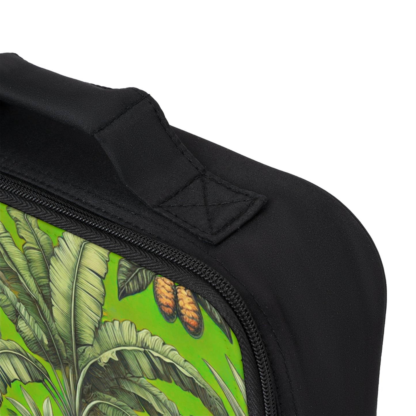 Tropical Fruit/Spring Green Lunch Bag - Eco-Friendly Insulated Tote, Adult and Child Lunchbox / Perfect for Picnics, Beach Outings