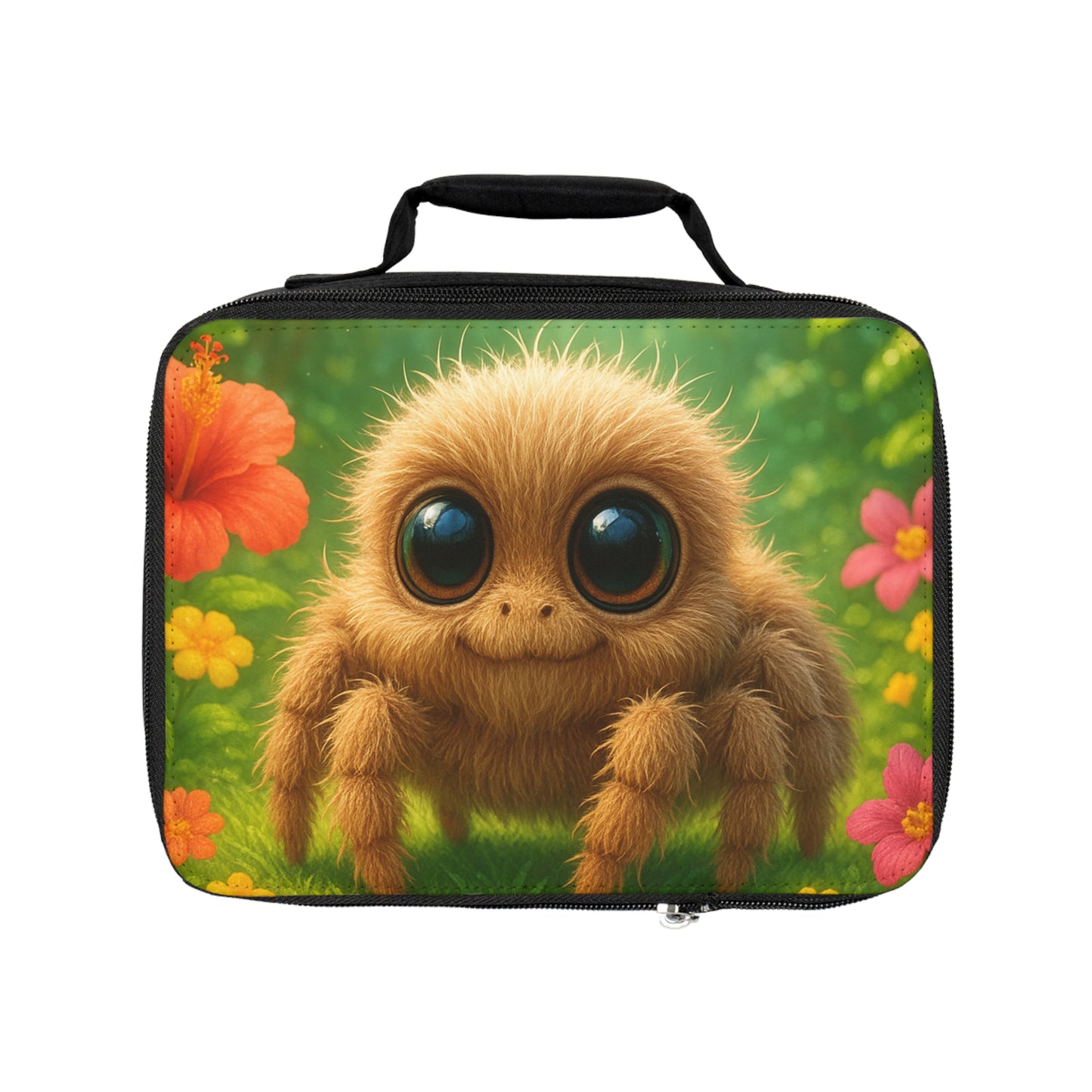 Baby Spider Rainforest Lunch Bag - Eco-Friendly Insulated Tote, Adult and Child Lunchbox / Perfect for Picnics, Beach Outings