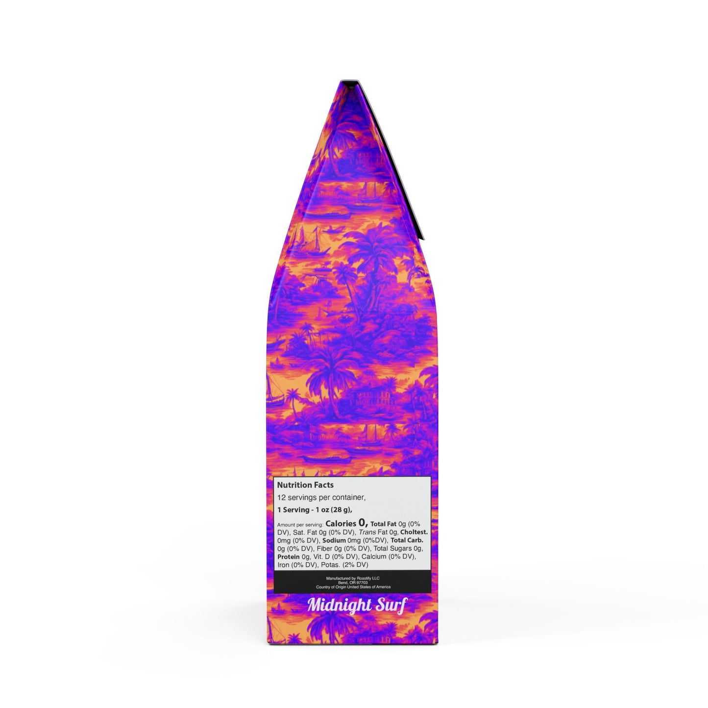 Midnight Surf Blend™ (Medium-Dark Roast) Specialty Grade Craft Coffee / Crazy Cool Tropical Toile
