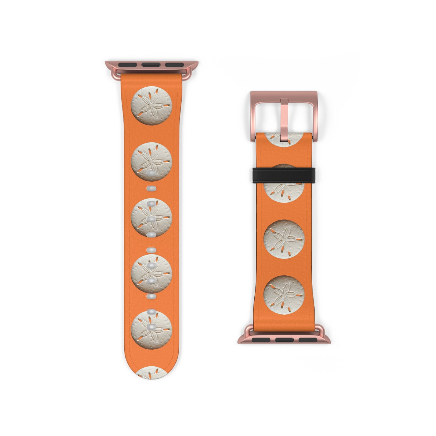 Apple Watch Band - Sand Dollar Parade, crusta orange