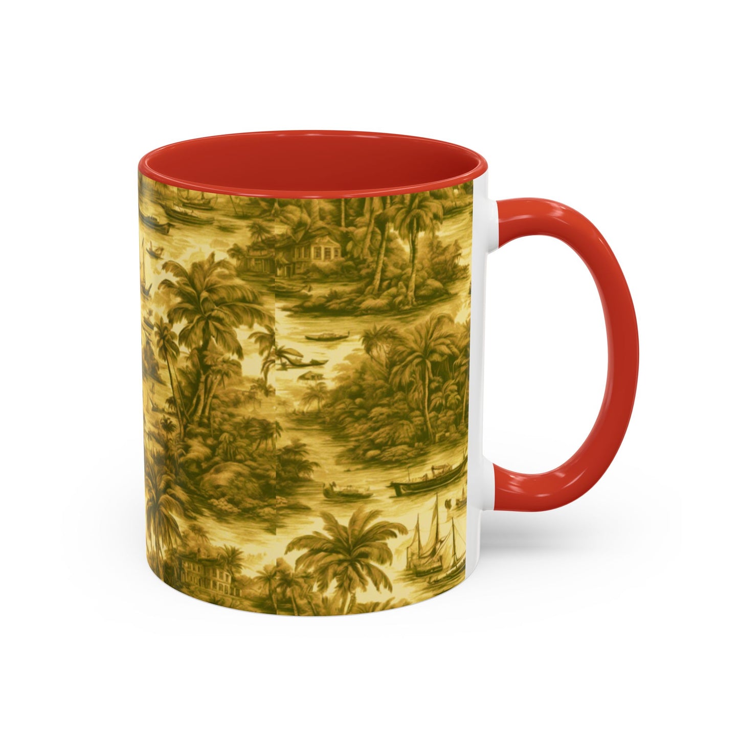 Copy of Accent Coffee Mug (11, 15oz), 8 Colors - Tiki Boss Loika