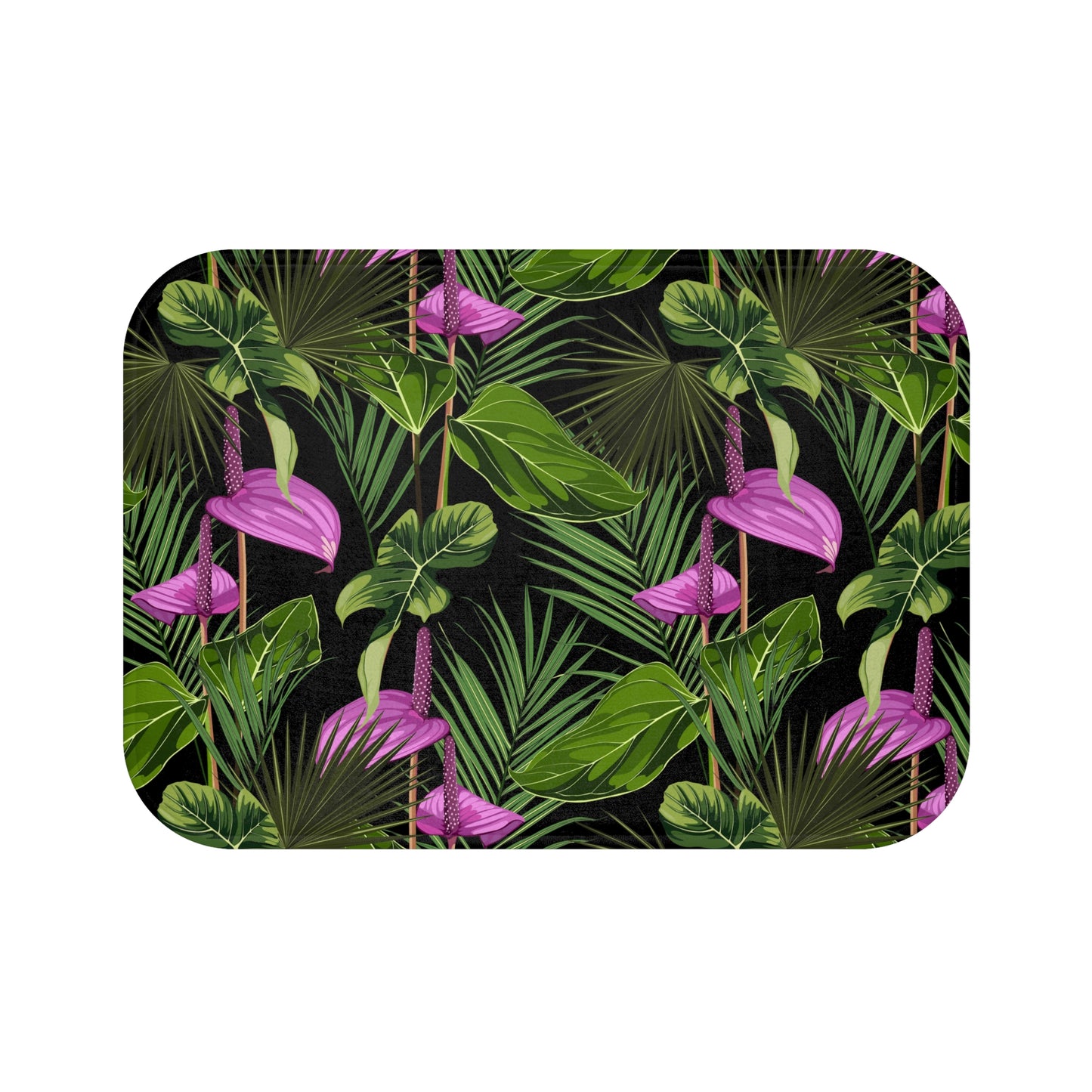 Bath Mat - Anthurium and Palm