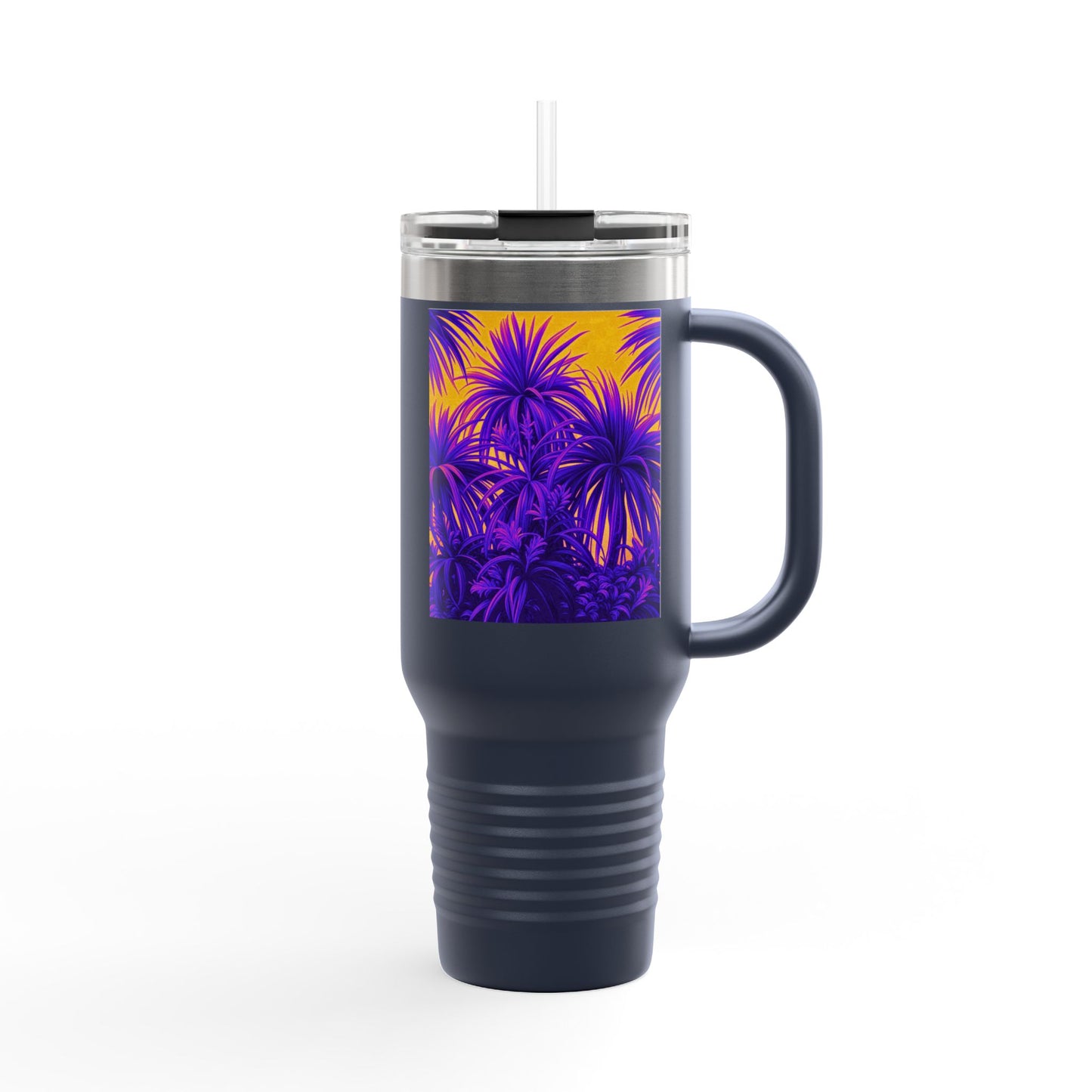Tiny Palm Island/Palm Insulated Travel Mug - 40oz - Perfect for Outdoor Adventures