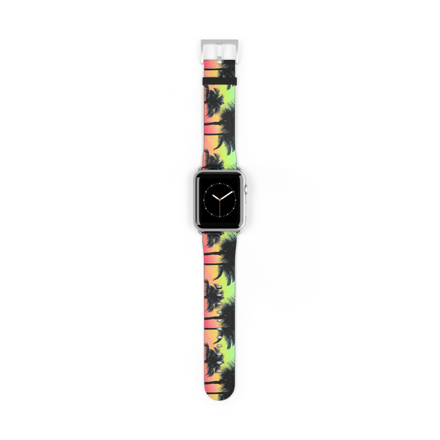 Apple Watch Band - Tropical Palm Glow Sangria
