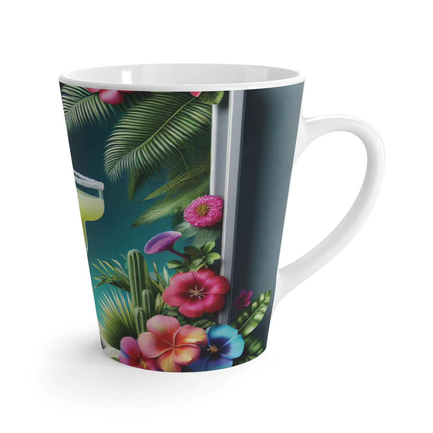 Latte White Mug - Tropical Margarita