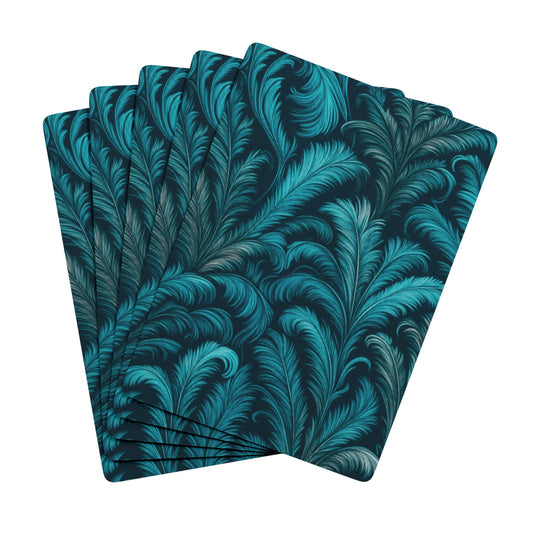 Poker Playing Cards - Rocco Turquoise