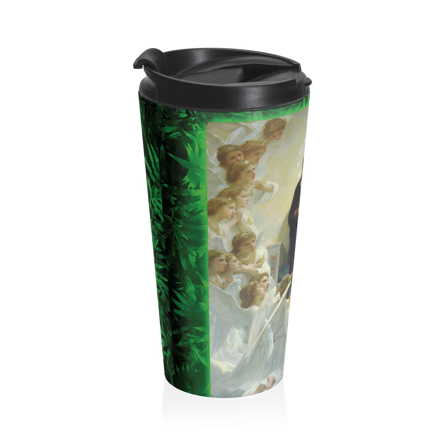 15 oz. Stainless Steel Travel Mug / Religious, Our Lady of the Angels