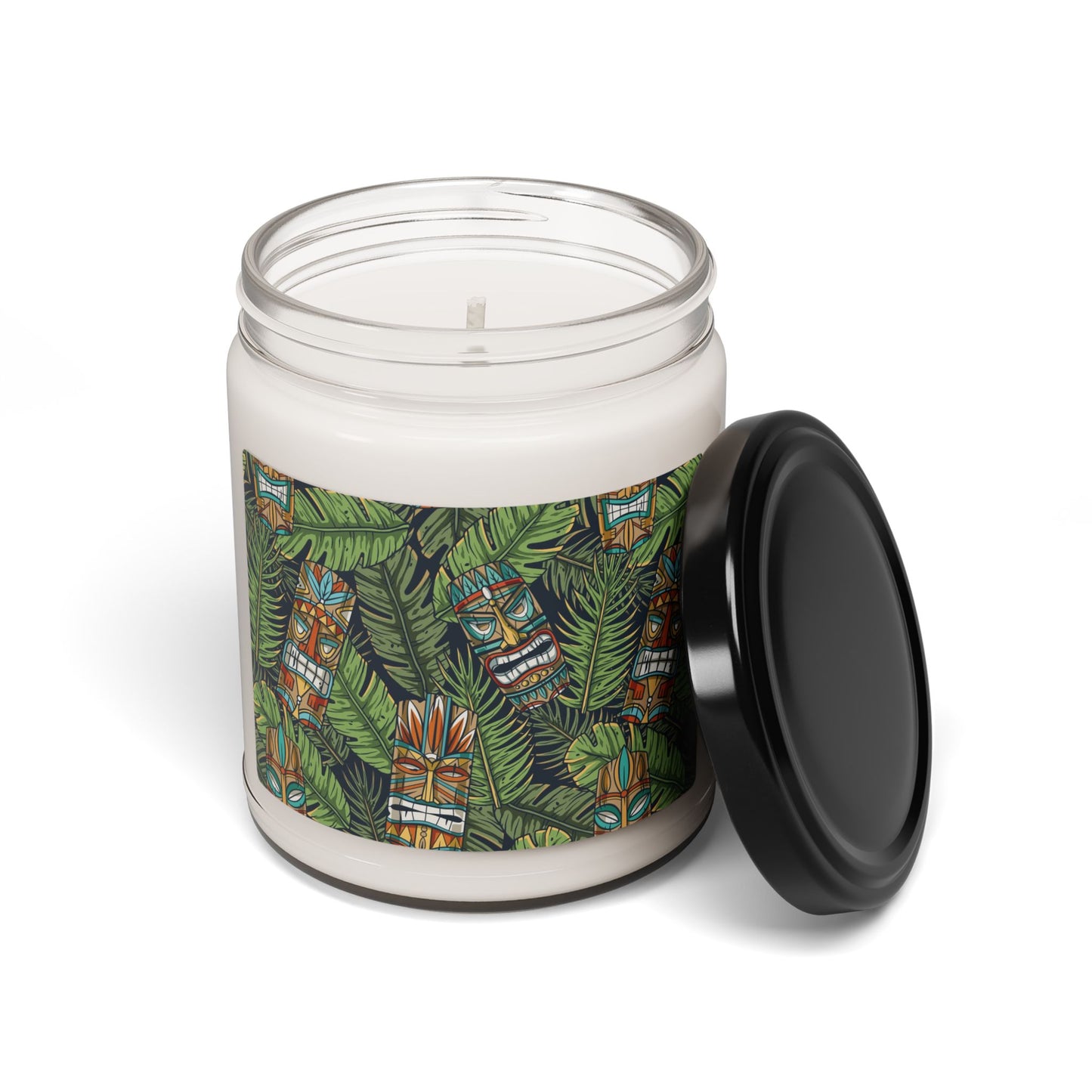 Scented Soy Candle, 9oz, Tiki Greenery