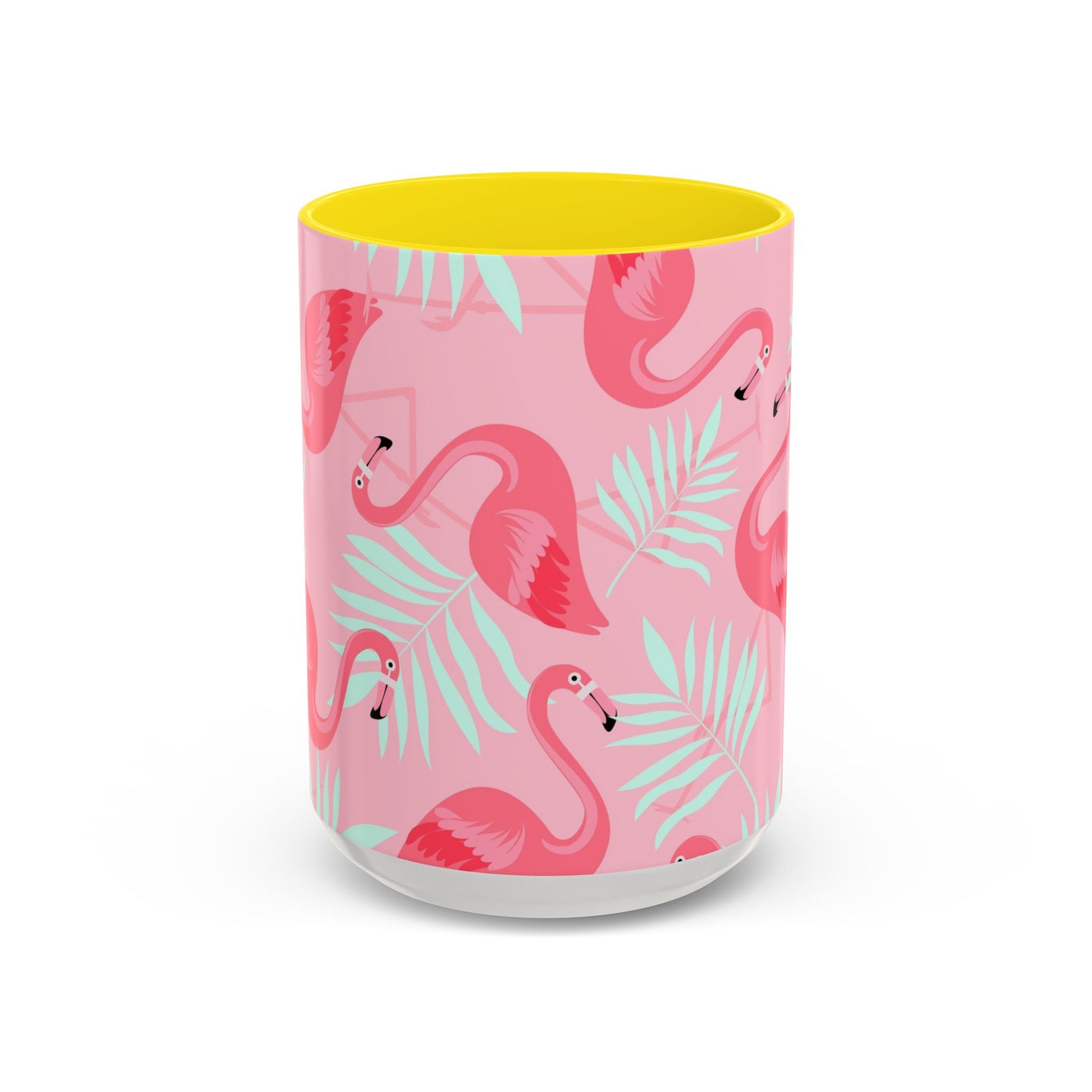 Copy of Accent Coffee Mug (11, 15oz), Hawaiian Flowers / Various Colors