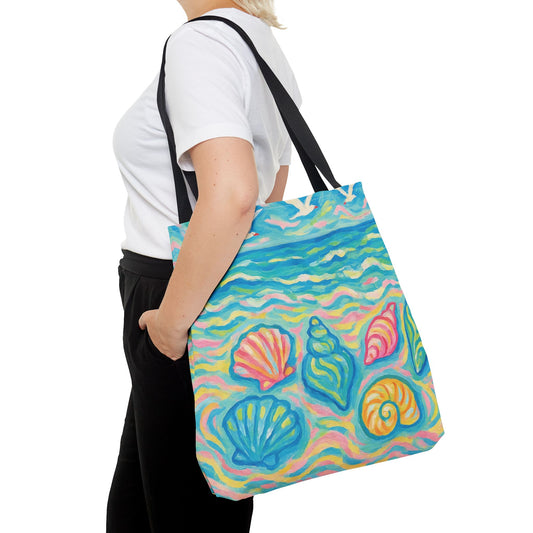 Glow Seashells Tote Bag - 3 Sizes